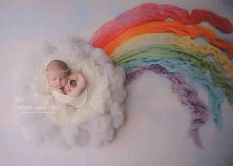 How 1 Mom Is Celebrating the Miracle of IVF With Breathtaking Rainbow Baby Photos Rainbow Baby Photography, Announcement Photoshoot, Rainbow Baby Announcement, Baby Announcement Photoshoot, Newborn Stroller, Foto Newborn, Newborn Baby Photoshoot, Foto Baby, Newborn Shoot