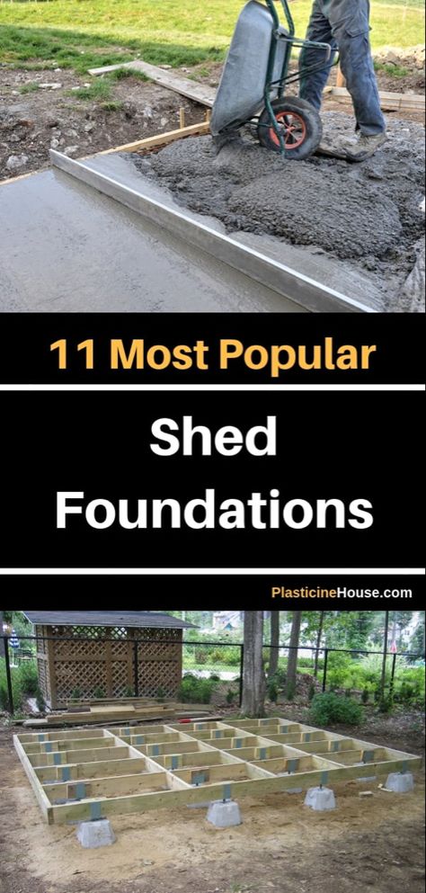 Shed Foundation Ideas, Shed Foundation, Architecture Renovation, Diy Storage Shed, Shed Construction, Shed Base, Shed Building Plans, Backyard Storage, Storage Shed Plans