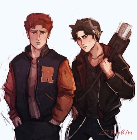 Riverdale by Archie and Jughead Jughead X Archie Fanart, Archie Andrews Fanart, Archie Andrews Comics, Jarchie Fanart, Archie X Jughead, Jughead Fanart, Riverdale Fanart, Archie And Jughead, Balto And Jenna