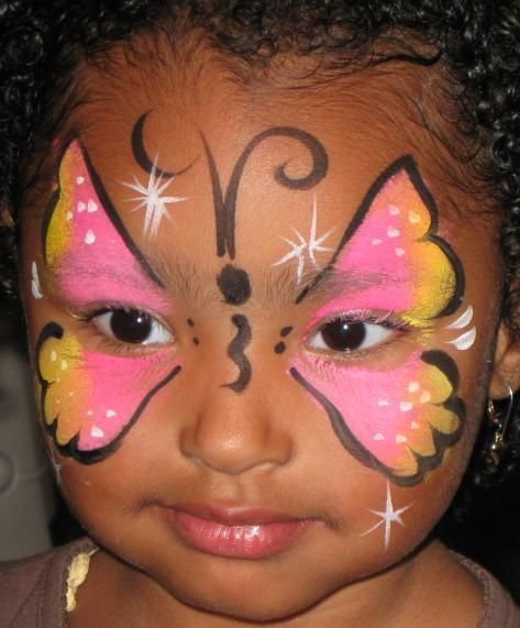 Butterfly Face Paint, Cheek Art, Girl Face Painting, Butterfly Eyes, Butterfly Makeup, Butterfly Face, Face Painting Easy, Kids Face Paint, Painting Tattoo