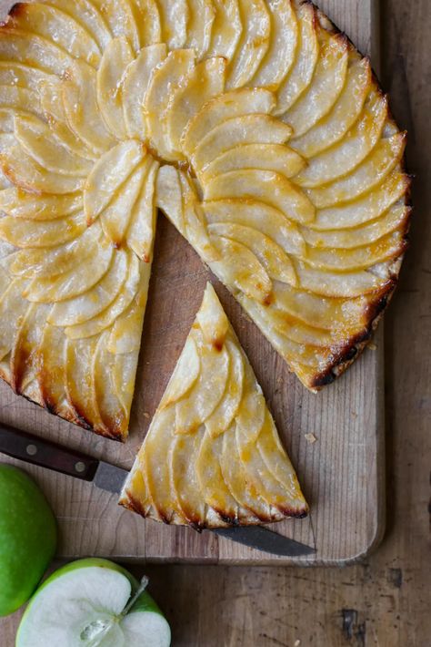 French desserts for Valentine’s Day - Pardon Your French Apple Tart Photography, French Apple Tart, Rough Puff Pastry, Apple Tart Recipe, Puff Pastry Crust, Tarte Fine, French Recipes, French Bakery, Apple Tart