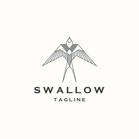 Swallow Logo Design, Sparrow Logo, Bride Cartoon, River Logo, Rs Logo, Motion Logo, Logo Icon Design, Barn Swallow, Life Logo