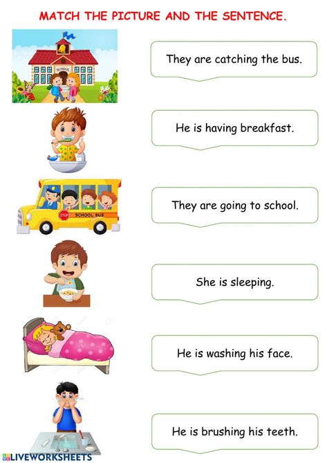 Action Verbs Worksheet, Ingles Kids, Verb Words, Verb Examples, Teaching Cursive, Reading Comprehension For Kids, Kindergarten Phonics Worksheets, Verb Worksheets, English Phonics