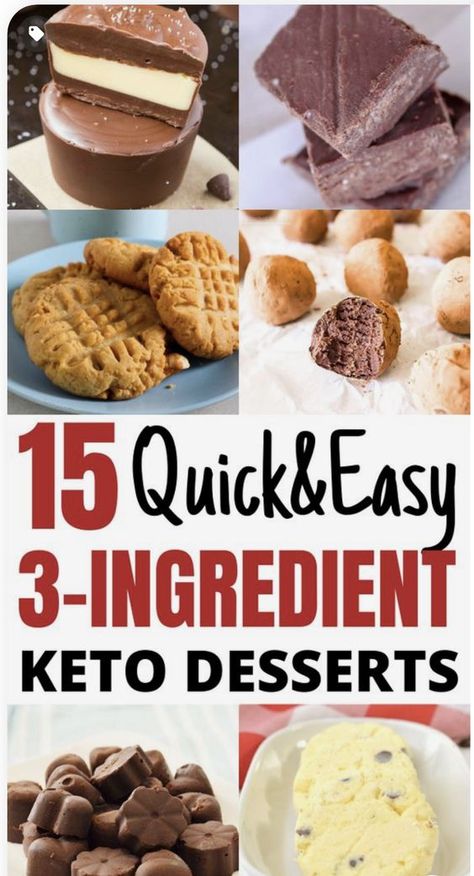 Low Calorie Dessert Recipes, Keto Sweet Snacks, Easy Keto Desserts, Low Carb Desserts Easy, Cheese Keto, 3 Ingredient Desserts, Keto Treats, Low Calorie Recipes Dessert, Low Calorie Dessert