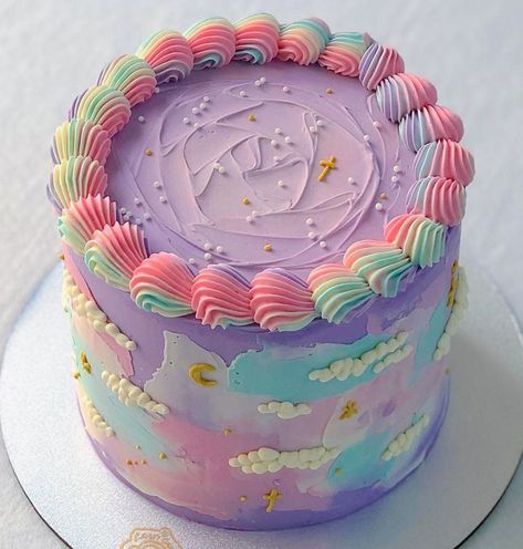 Dessert on Twitter: "https://t.co/NdQNXwvYUV" / Twitter Cake For Wedding, Decorating For Beginners, Pastel Cupcakes, Rainbow Birthday Cake, Pastel Cakes, Cake Decorating For Beginners, Mini Cakes Birthday, Vanilla Flavor, Cute Baking