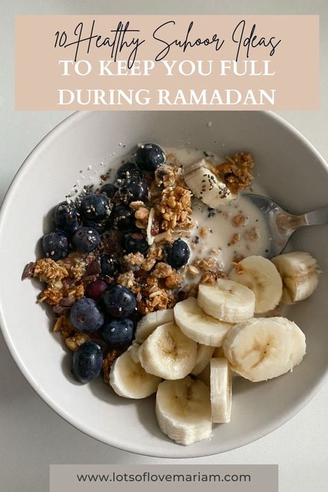 Meal planning a week ahead can help you stay consistent with healthy eating during Ramadan. So use these 10 healthy suhoor ideas in your meal plans, which are all packed with protein and fibre, that will help you stay full. I hope you find this helpful! #healthysuhoorideas #suhoorideas #ramadan Healthy Suhoor, Breakfast Ideaa, Suhoor Ideas, Easy Ramadan Recipes, Healthy Ramadan Recipes, Bandhani Suit, Veggie Meal Prep, Healthy High Protein Breakfast, Ramadan Tips