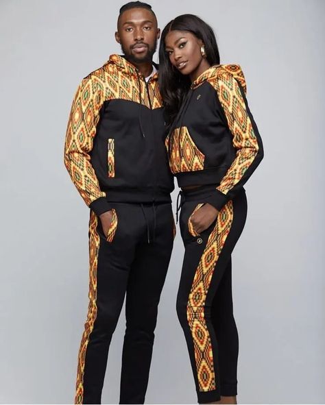 37 Breathtaking Ankara Styles for Couples – Svelte Magazine Couples African Outfits, Afrocentric Fashion, African Dresses Men, African Shirts For Men, African Print Clothing, Afrikaanse Mode, African Clothing For Men, African Shirts, Matching Couple Outfits