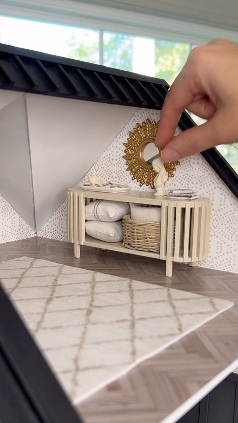 Tiny Dollhouse Diy, Diy 1 12 Scale Dollhouse, Dollhouse Nightstand Diy, Doll House Accesories Diy, Easy Dollhouse Diy, 1 16 Scale Miniatures Diy, Dollhouse Diy Ideas Miniature Furniture, Doll Furniture Patterns Free, Doll House Diy Ideas