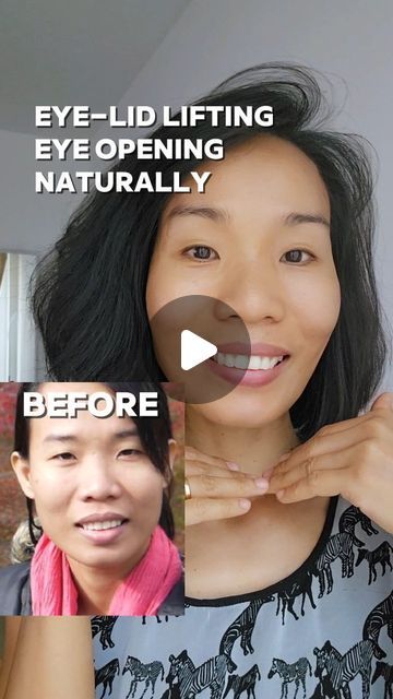 Face Yoga Before And After, Slimmer Face, Eye Exercises, Face Exercises, Facial Exercises, Face Yoga, After Photos, Core Workout, Cool Eyes