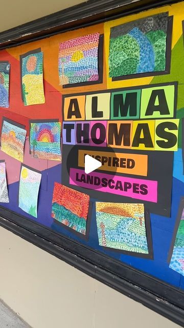 Alma Thomas Art Projects For Kids, Alma Thomas Art, Tempura Paint, Under Painting, Alma Thomas, Class Art Projects, Middle School Art, Tempura, Paint Ideas