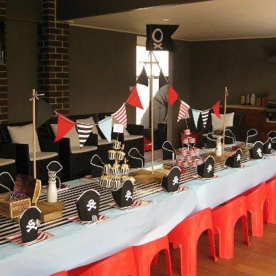 Pennants Homemade Pirate Costumes, Traditional Skull, Pirate Party Decorations, Pirate Party Invitations, Pirate Themed Birthday Party, Pirate Invitations, Pirate Themed Birthday, Jake And The Neverland Pirates, Pirate Crafts