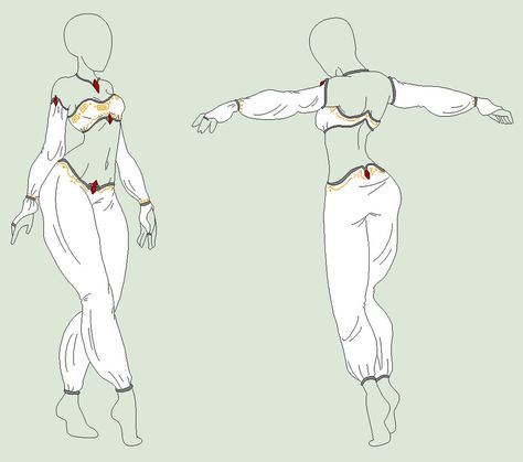 Outfit Adopt - Contortionist Dancer - SOLD by ShadowInkAdopts on DeviantArt Clothing Design Sketches, Drawing Anime Clothes, Hero Costumes, Clothes Outfits, Fashion Design Drawings, Drawing Clothes, Fantasy Clothing, Drawing Base, Drawing Poses