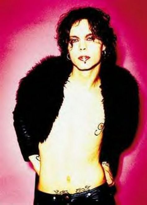 Ville Valo, A Man, Tattoos, Hair, Black