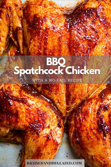 This is a recipe for a grilled spatchcock chicken with crispy skin, juicy meat and an intense bbq seasoning. The overnight marinade is optional, but highly recommended if you have the time. #grilling #summer #bbq #chicken #spatchcock Cajun Butter Chicken, Spatchcock Chicken Grilled, Chicken Receipe, Louisiana Cooking, Easy Cajun, Cajun Butter, Spatchcock Chicken, Fast Dinner, Cafe Delites