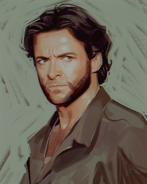 Instagram Hugh Jackman Art, Wolverine Hair, Wolverine Comic Art, Hugh Jackman Logan, Wolverine Comic, Wolverine Art, Wolverine Hugh Jackman, Logan Wolverine, Wolverine Marvel