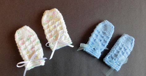 Simple stylish knitting & crochet patterns from a popular independent designer. Baby Mittens Knitting Pattern, Baby Mittens Knitting, Baby Knitting Free, Mittens Knitting Pattern, Daisy Patterns, Crochet Baby Mittens, Crochet Baby Ideas, Baby Bootees, Mittens Knitting