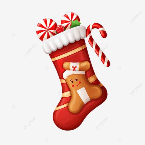 stocking sock cartoon christmas with gift gingerbread cookie and candy cane vector xmas holiday sa Clip Art Christmas, Candy Clipart, Santa Clipart, Santa Socks, Cartoon Christmas, Gingerbread Cookie, Xmas Holidays, Art Christmas, Christmas Clipart