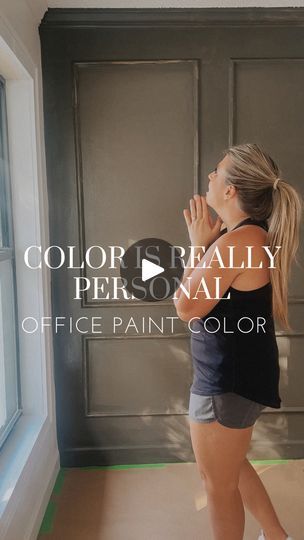 143K views · 636 reactions | So excited about this paint color that I can’t even wait for the second coat to share a glimpse of it. We’re going with Dragon’s Breath by Benjamin Moore throughout the entire office. We’re talking the ceiling, doors, trim, built-in. . . everywhere! Embracing another moody room moment. And this audio couldn’t be more perfect. | Within the Grove | Within the Grove · Original audio Dragon Breath Benjamin Moore, Dragons Breath Benjamin Moore, Benjamin Moore Dragons Breath, Moody Room, Office Paint Colors, Dragons Breath, The Ceiling, The Grove, Benjamin Moore