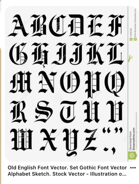 Cholo Style Letters, Fonts Alphabet Old English, Lettering Cholo, Cholo Writing, F Font Letter, Lowercase Old English Font, Gothic Capital Letters, Gothic Calligraphy Alphabet Old English, Old Gothic Font