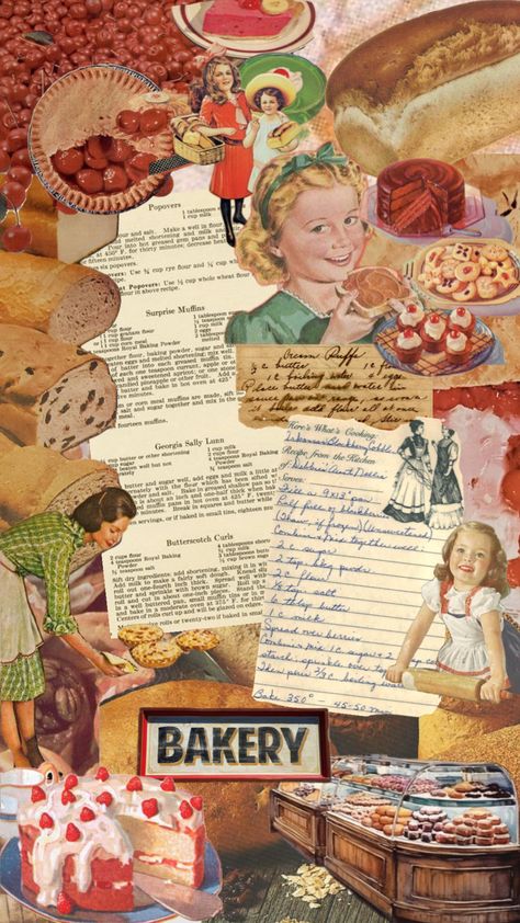 #baking #vintage #bakery #bread #pie Baking Wallpaper, Vintage Bakery, Relatable Meme, Bakery Bread, Book Projects, Aesthetic Vintage, Vintage Wallpaper, Movie Art, Vintage Aesthetic