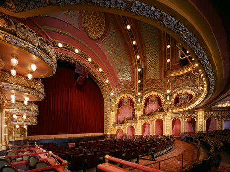 Cutler Majestic Theatre Theatre Academia, Historic Theater, Emerson College, Majestic Theatre, Theatre Interior, Paramount Theater, Video Project, Historic Renovation, Theatre Stage