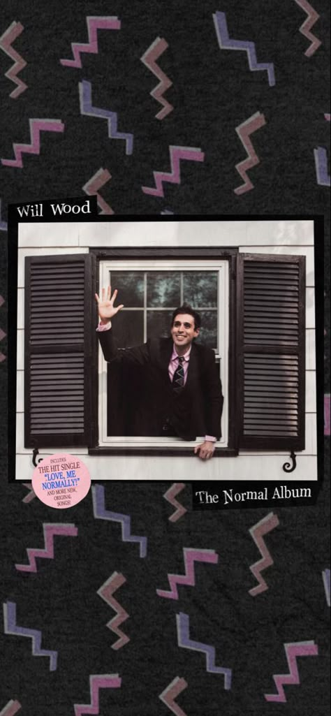 Will Wood Phone Wallpaper, Will Wood Widget, Will Wood And The Tapeworms Aesthetic, Will Wood And The Tapeworms Wallpaper, Normal Album Will Wood, Album Phone Wallpaper, Will Wood Pfp, Will Wood Wallpaper, Will Wood And The Tapeworms