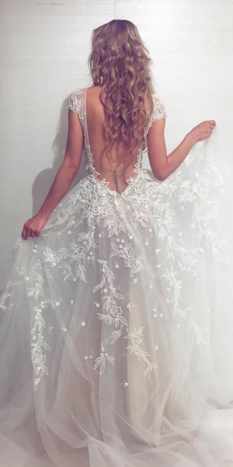 hayley paige wedding dresses bling a line low back cap sleeves lace Hayley Paige Wedding Dresses, Hayley Paige Wedding, Hayley Paige Wedding Dress, Beaded Lace Wedding Dress, How To Dress For A Wedding, Wedding Dress Gown, Bling Wedding Dress, Princess Bridal Gown, Lace Tape