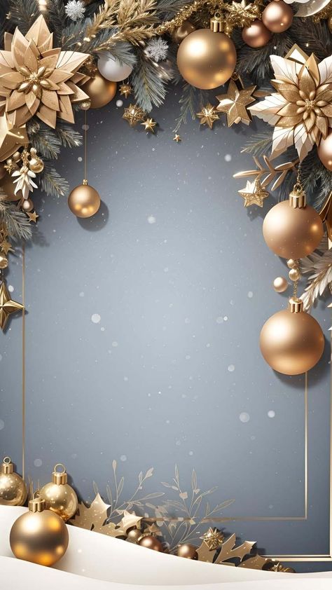 Gold Christmas Wallpaper, Iphone Wallpaper Christmas, Red And Gold Christmas, Iphone Wallpaper Iphone, Happy New Year Wallpaper, Merry Christmas Wallpaper, Wallpaper Christmas, Merry Christmas Background, Happy Birthday Wallpaper