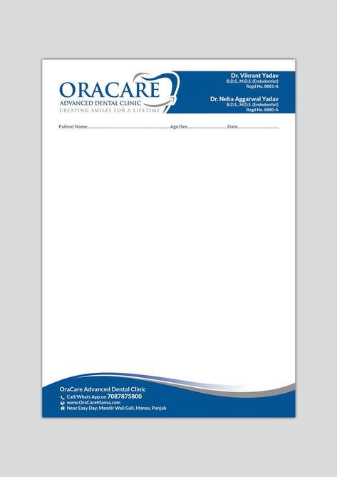 Dental Letterhead Design Templates | Letterhead design, Letterhead design inspiration, Letterhead template Simple Letter Head Design, Simple Letterhead Design, Letter Heads Design Creative, Medical Letterhead, Company Letterhead Design, Letterhead Design Inspiration, Professional Letterhead Template, Letterhead Format, Doctor Business Cards