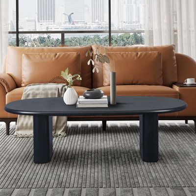 Introducing our Tapered Tabletop Design Coffee Table, a unique blend of style and functionality. Please note, the color of the actual product may vary slightly from the image due to lighting or monitor's display." Latitude Run® Color: Antique Black | Latitude Run® 51" Tapered Tabletop Coffee Table (BLACK) brownWood in Antique Black | 51' | Wayfair Top Sofas, Coffee Table Black, Coffee Table Grey, Coffee Table Farmhouse, Black Coffee Tables, Oval Coffee Tables, Table Top Design, Wood End Tables, Wood Table Top