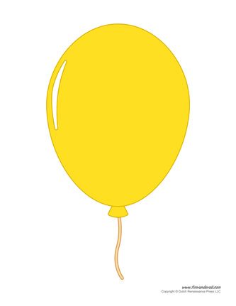 Printable Balloon Template | Birthday Printables Birthday Writing, Balloon Printable, Birthday Coloring Page, Templates Birthday, Balloon Template, Alzheimers Activities, Birthday Logo, Fall Classroom Decorations, Scrapbook Embellishments Diy