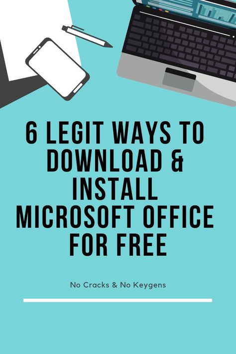 6 Legit Ways to Download & Install Microsoft office for Free #free #MicrosoftOffice #Office13 #Office365 #OfficeFree #FreeOffice Free Microsoft Office Download, Microsoft Office Free, Computer Troubleshooting, Free Software Download Sites, Windows Programs, Computer Maintenance, Microsoft Excel Tutorial, Computer Help, Computer Shortcuts