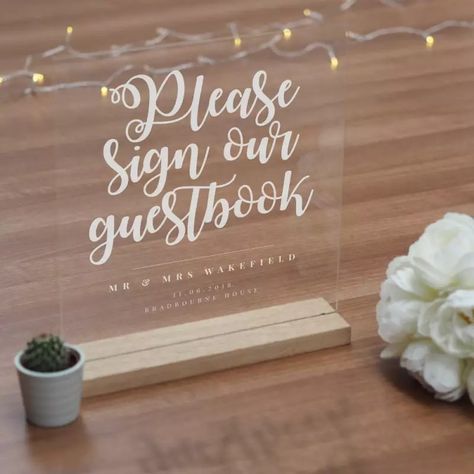 Wedding Guestbook Sign, Polaroid Guest Book, Inexpensive Christmas, Motion Lights, Wedding Guest Book Sign, Photo Guest Book, House Signs, Acrylic Wedding, Guest Book Sign