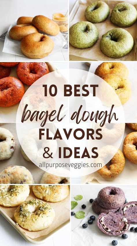 Bagel Ideas, Types Of Bagels, Healthy Bagel, Pumpkin Bagels, Bagel Recipe Easy, Bagel Recipes, Bagel Toppings, Plain Bagel, Mini Bagels