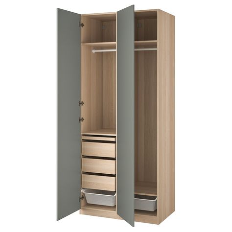 Armoire Pax Ikea, Dressing Ikea, Pax Planner, Armoire Pax, Drawer Mat, Pax System, Pax Wardrobe, Teenage Room, Painted Drawers