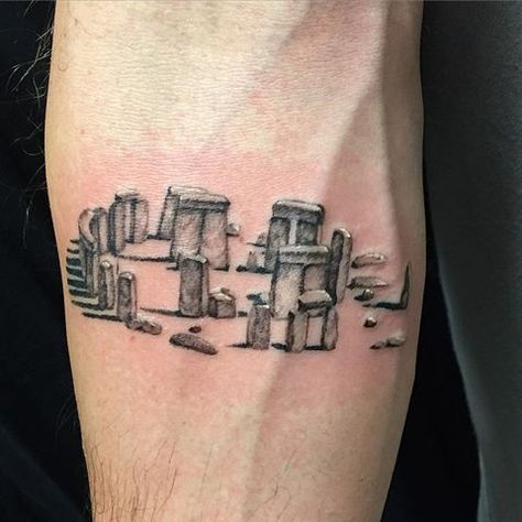 Stonehenge Tattoo Ideas, Stone Henge Tattoo, Stonehenge Tattoo, Sutton Hoo, Stonehenge, Tattoo Inspo, New Tattoos, I Tattoo, Color Inspiration