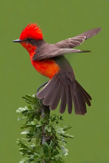 Vermilion Flycatcher, Kinds Of Birds, Nature Birds, Bird Pictures, All Birds, Exotic Birds, Pretty Birds, Bird Photo, Alam Yang Indah