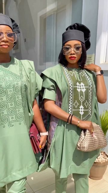 Woman Agbada Style, Agbada Styles For Women, Female Agbada Styles, Female Senator Styles, Female Senator Wears, Trouser And Top For Ladies, Grad Fits, Senator Wears, African Print Dress Ankara