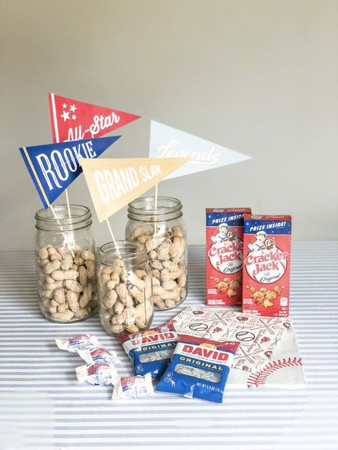 Baseball Party Centerpieces, Baseball Party Ideas, Baby Shower Table Decor, Shower Table Decor, Baseball Theme Birthday, Baseball Baby Shower Theme, Baseball First Birthday, Sports Party Decorations, Baseball Theme Party