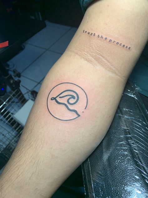 Trust The Process Tattoo Symbol, Waves Tattoo, Free Tattoo, Symbolic Tattoos, Trust The Process, Go Up, Feel It, Infinity Tattoo, The Process