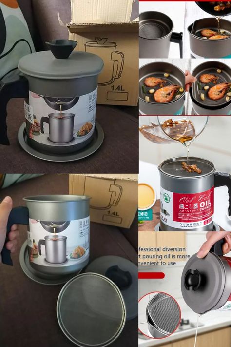 https://shope.ee/4KqitiQQV6 Oil Filter Pot, Talking Tom, Order Here, Oil Filter, Cash On Delivery, Serveware, Filter, Stainless Steel