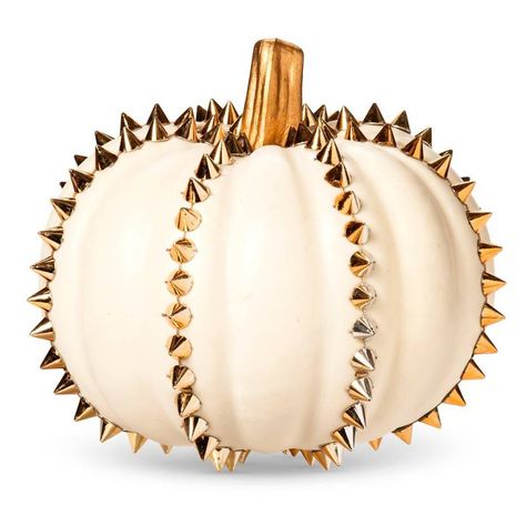 Pin for Later: 18 Fall Essentials For the Girl Obsessed With Halloween Studded Pumpkin Studded Pumpkin ($6) Studded Pumpkin, Pumpkin Home Decor, Target Halloween, Pumpkin Halloween Decorations, Pumpkin Ideas, Chic Christmas, Pumpkin Crafts, Halloween 2020, Halloween Home