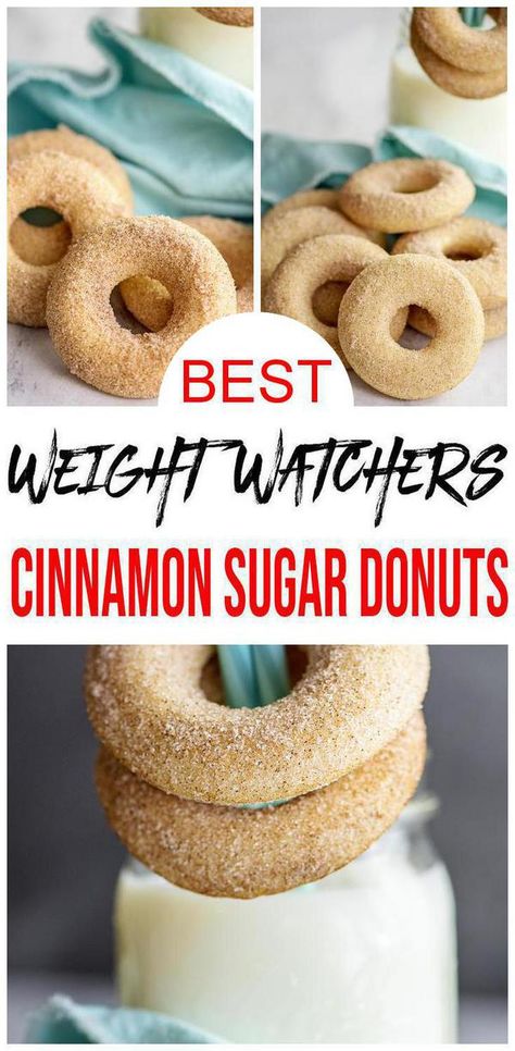 Beignets Cuits, Weight Watchers Brownies, Sugar Donuts Recipe, Baked Doughnut, Ww Breakfast, Ww Recipe, Weight Watchers Meal Plans, Pantry Food, Weight Watchers Snacks