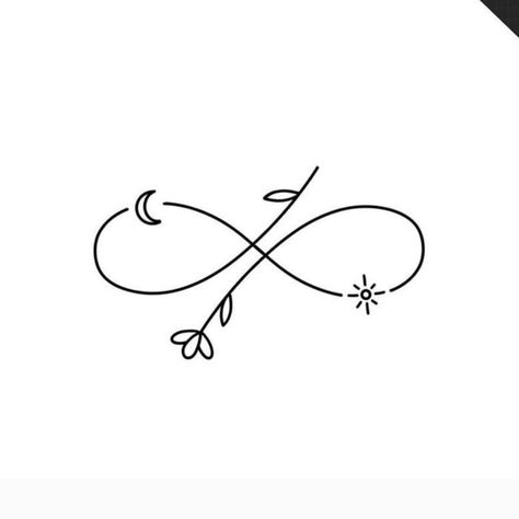 Mini Infinity Tattoo, Friendship Knot Tattoo, Women's Back Tattoos, Mum Tattoo, Tiny Tattoos For Women, The Best Tattoos, Self Love Tattoo, Knot Tattoo, Bug Tattoo