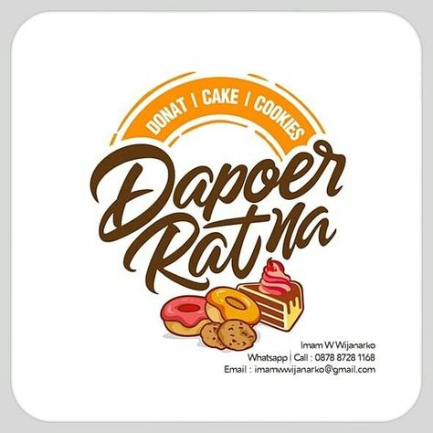 Kumpulan gambar tentang Desain Logo Kue Donat, klik untuk melihat koleksi gambar lain di KibrisPDR Logo Kuliner Design, Logo Sticker Makanan, Logo Donat Design, Logo Brand Makanan, Logo Kuliner, Snack Design, Donut Logo, Kek Lapis, Kitchen Logo