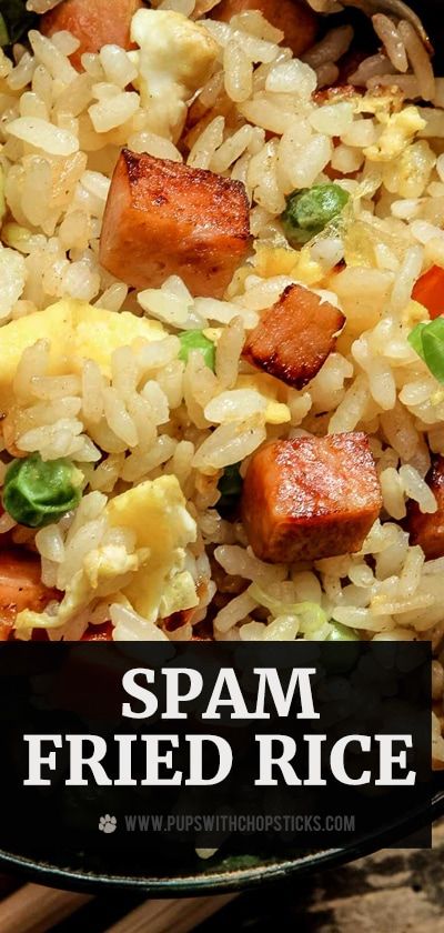 Filipino Rice Bowl Ideas, Spam Stir Fry Recipes, Rice And Spam Recipes, Spam And Rice Recipes, Spam Stir Fry, Spam Dishes, Fried Rice With Spam, Rice With Spam, Spam Fried Rice Recipe