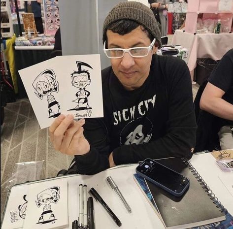 Jhonen Vasquez Photos, Johnny The Homicidal Maniac, Jhonen Vasquez, Space Boy, Invader Zim, Feeling Sick, Shut Up, Nickelodeon, A Man