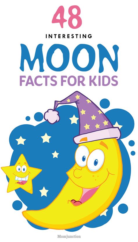 48 Interesting Moon Facts And Information For Kids Space Facts For Kids, Facts About The Moon, Moon Lessons, Moon For Kids, Moon Information, Kids Facts, Moon Facts, Space Week, Fun Facts For Kids