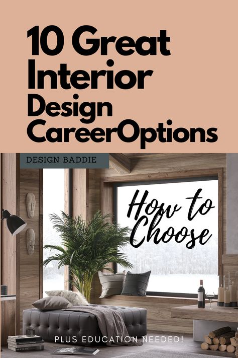 From a few months to full on university degrees, there are many paths to the different interior design careers out there. Discover your options! #learndesign #interiordesign #student #becomeadesigner #futuredesigner #study #career Interior Design Activities For Students, Interior Design Career Path, Interior Design Certification, Interior Design Business Plan, Interior Design Basics, Decoration Business, Learn Interior Design, Interior Design Jobs, Decorating Rules