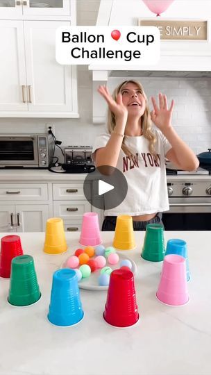 33K views · 1.8K reactions | Balloon Cup Challenge -

Stack the ping pong balls on top of the cups while trying to keep the balloon 🎈in the air.

Since we have so many different color cups and well thousands of ping pong balls (thanks Mike) we added the fun of having to try to match the color as well.

Once again I had to show the kids who has the talent in the family 😜 #gmchorechallenge | AMBER MAMIAN | Owl City · Good Time Arcade Cabinet Plans, Cup Challenge, Wedding Drink Station, Balloon Games, Colored Cups, Bathroom Tub Shower, Fall Games, Indoor Games For Kids, Ping Pong Balls